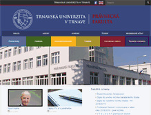 Tablet Screenshot of iuridica.truni.sk