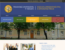 Tablet Screenshot of fzasp.truni.sk